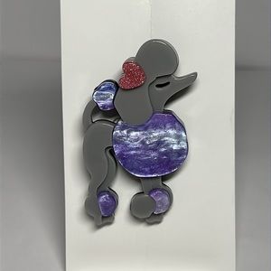 Beautiful Puppy Brooch / Scarf Pin #142